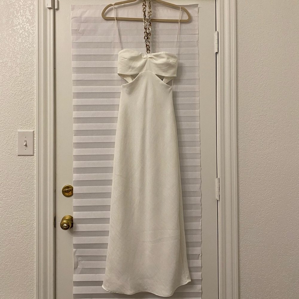 Zara white dress